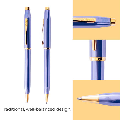 Cross Century II Lavender Blue Premium Gift Box Elegant Marker Pen