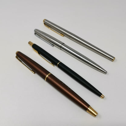 Parker Cross Ballpoint Pen and Fountain Pen Set Model KK104 with Outer Box — Japan Import