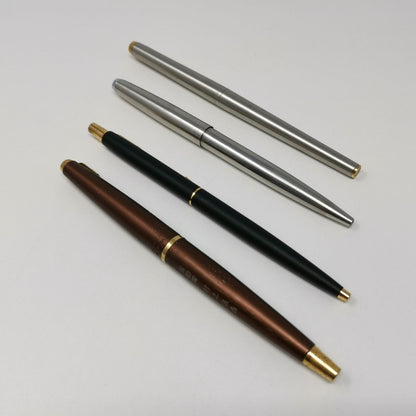 Parker Cross Ballpoint Pen and Fountain Pen Set Model KK104 with Outer Box — Japan Import