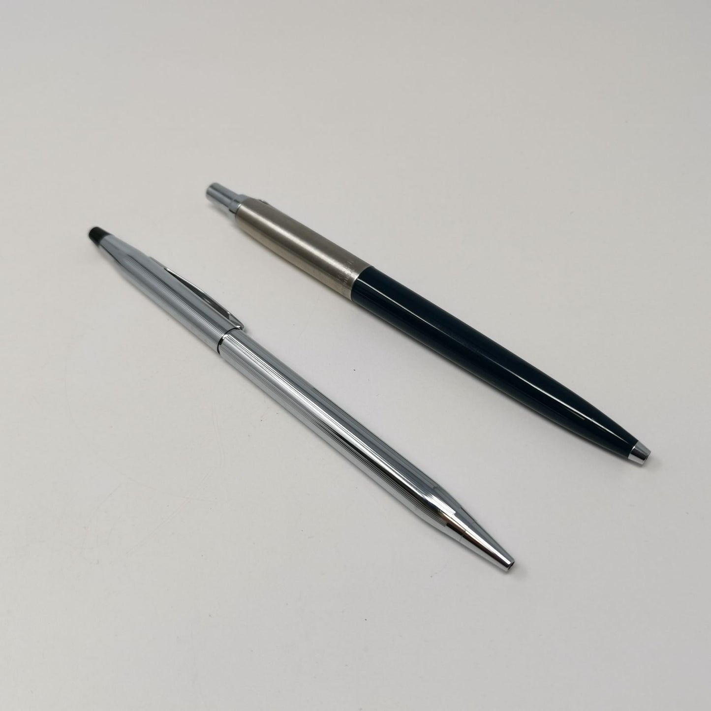 Parker Cross Ballpoint Pen and Fountain Pen Set Model KK104 with Outer Box — Japan Import