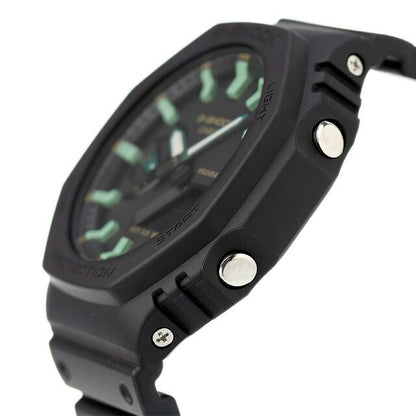 Casio G-Shock Wristwatch GA-2100RC-1ADR with Carbon-Resin Case and Resin Band — Japan Import