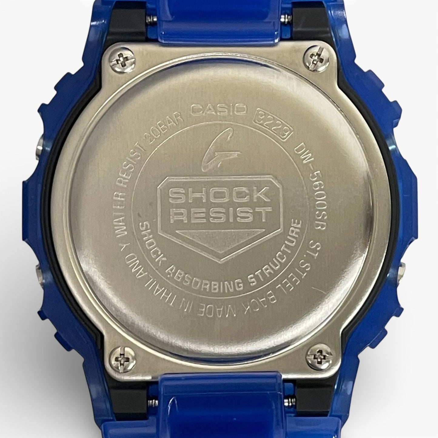 Casio G-Shock DW-5600SB-2JF Series Blue Transparent Resin Watch