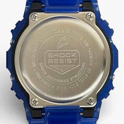 Casio G-Shock DW-5600SB-2JF Series Blue Transparent Resin Watch
