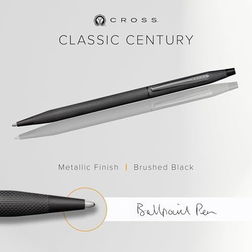 Cross Classic Century Brushed Black Premium Gift Box Fineliner Pen for Gifts