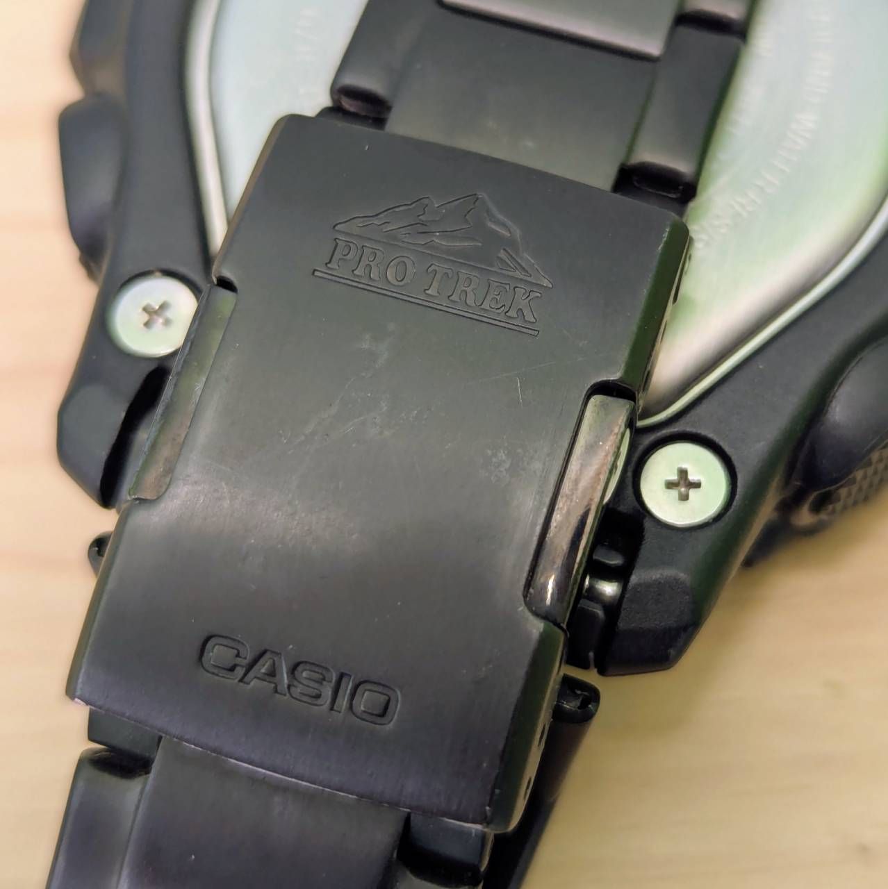 Casio Pro Trek Angler Line PRT-B70 Metal Bracelet Watch with Fishing Features — Japan Import
