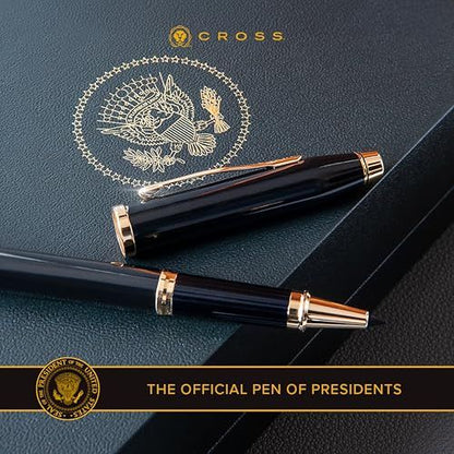 Cross Century II 23K Gold Plated Elegant Ballpoint Pen with Premium Gift Box — Japan Import