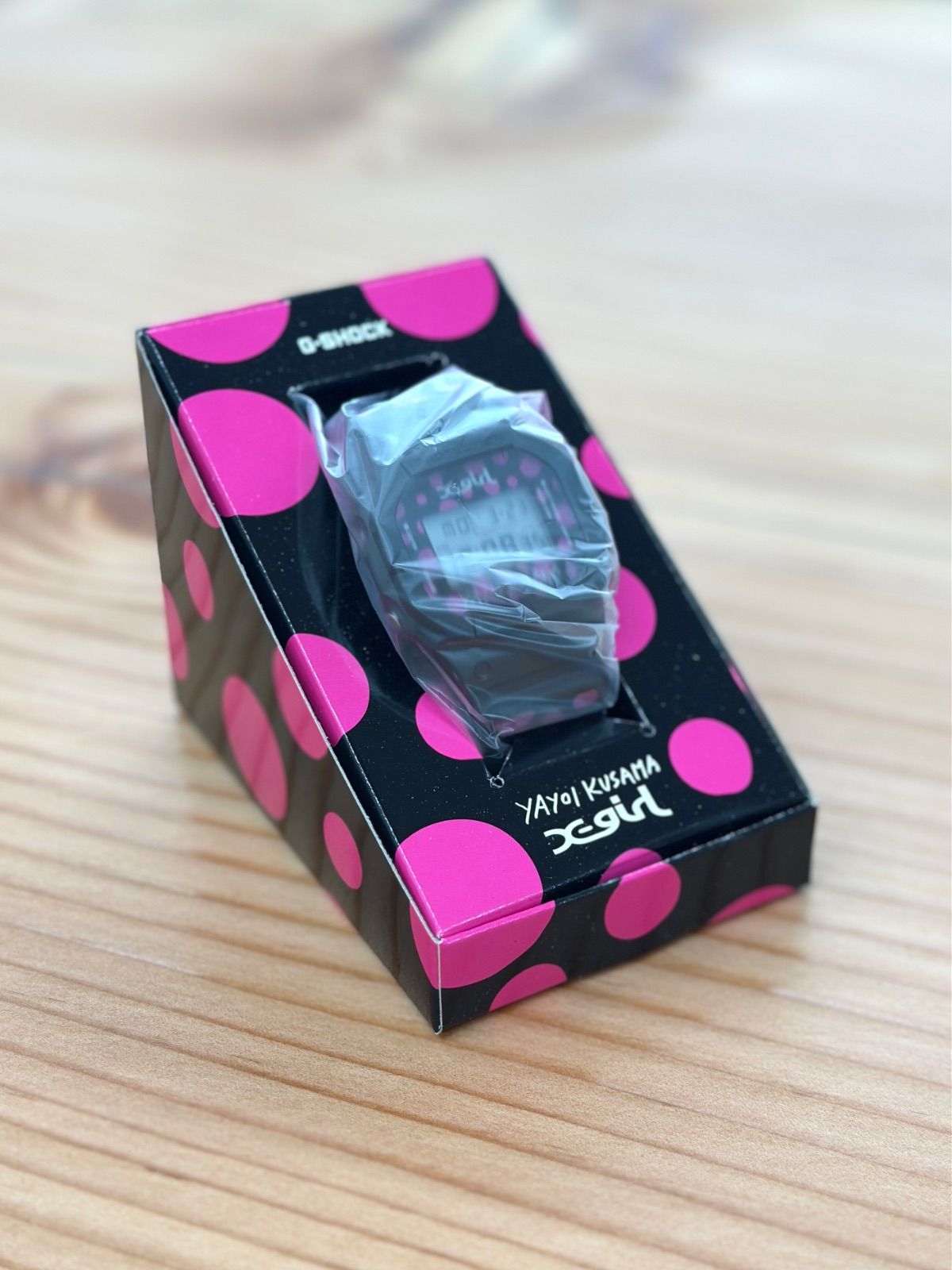 Casio G-shock DW-5600VT Triple Collaboration Watch by X-girl and Yayoi Kusama — Japan Import