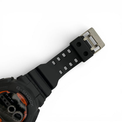 Casio G-Shock GD-100 Kubota Model Watch with Black and Orange Colors — Japan Import