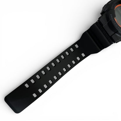 Casio G-Shock GD-100 Kubota Model Watch with Black and Orange Colors — Japan Import