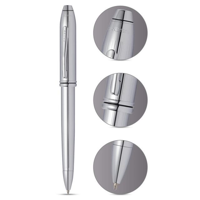 Cross Tzontzent Oil-Based Ballpoint Pen 532TW Chrome - Japan Import
