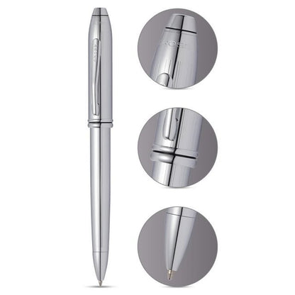 Cross Tzontzent Oil-Based Ballpoint Pen 532TW Chrome - Japan Import
