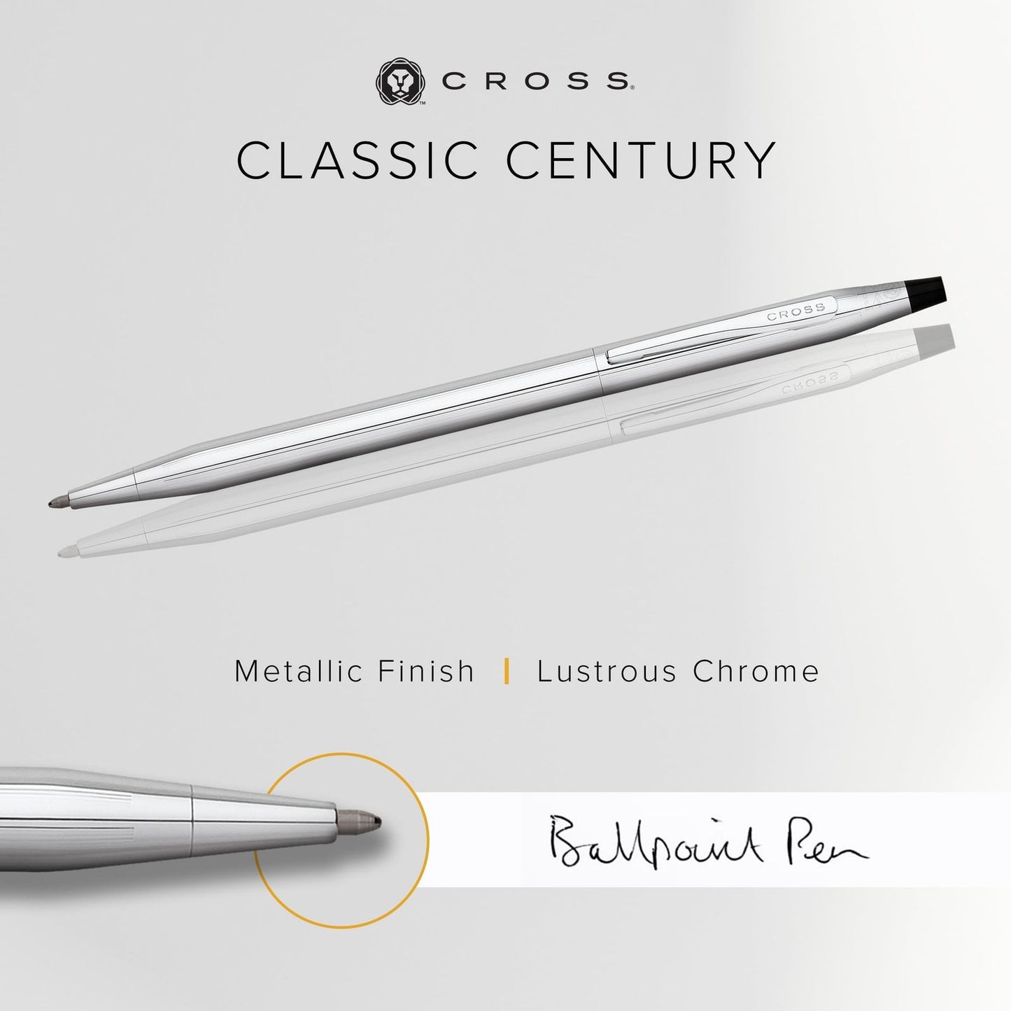 Cross Series Classic Century 3502 Oil-Based Gel Pen Chrome