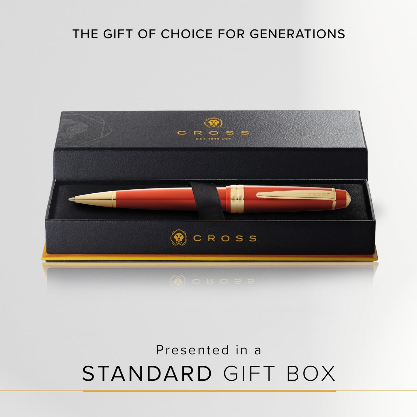 Cross Bailey Light Light Polish Amber Resin Gold Tone Ballpoint Pen — Japan Import