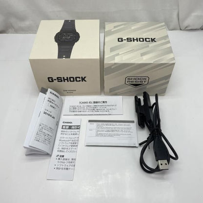 Casio G-Shock DW-H5600-1JR Solar Watch with USB Charging Black with Box — Japan Import