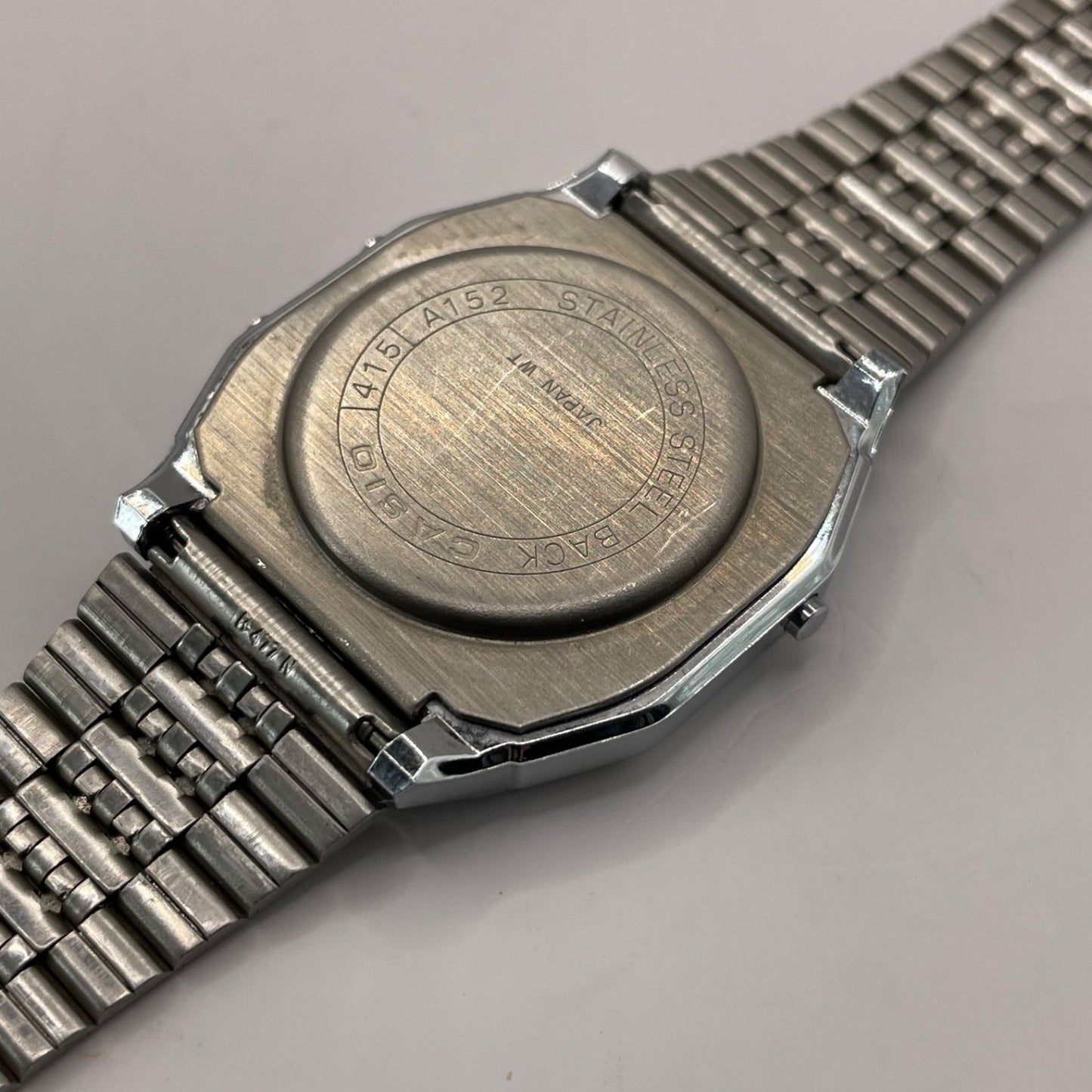 Casio A152 Vintage Watch with 415 Module Made in Japan