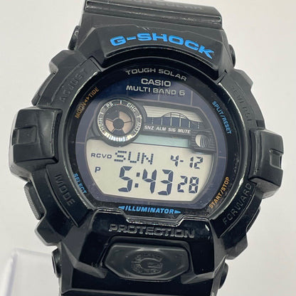 Casio G-Shock G-Lide GWX-8900 Watch Radio Solar Digital with Date Calendar Black Japan Import