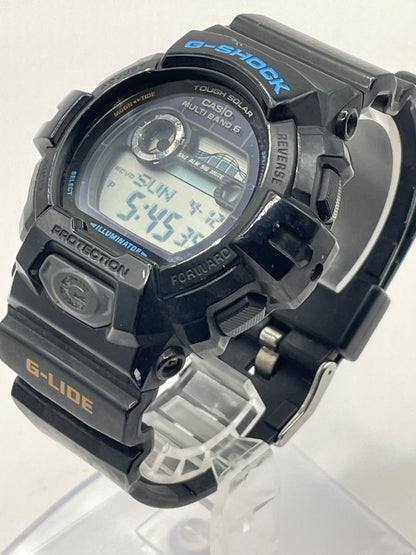 Casio G-Shock G-Lide GWX-8900 Watch Radio Solar Digital with Date Calendar Black Japan Import