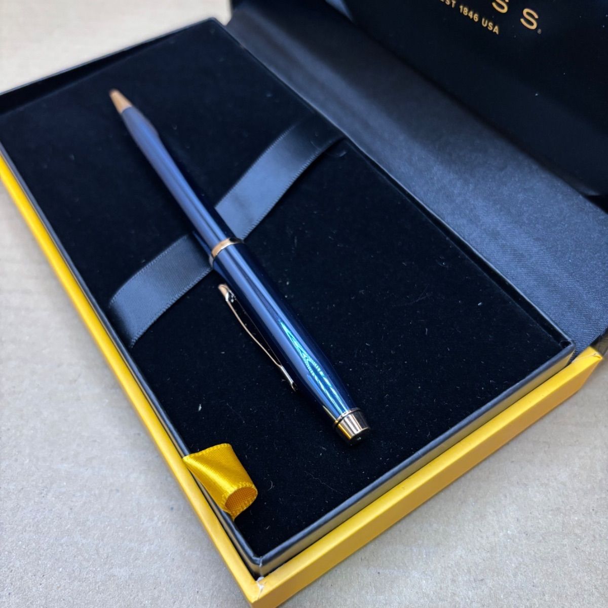 Cross Century II Cobalt Blue Oil-Based Ballpoint Pen with Black Ink — Japan Import