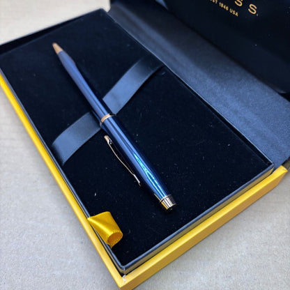 Cross Century II Cobalt Blue Oil-Based Ballpoint Pen with Black Ink — Japan Import