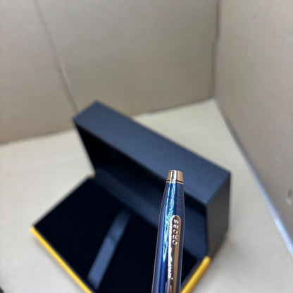Cross Century II Cobalt Blue Oil-Based Ballpoint Pen with Black Ink — Japan Import