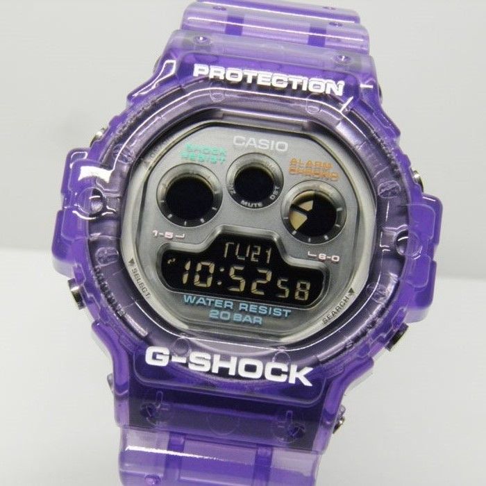 Casio G-Shock DW-5900JT-6JF Joytopia Series Purple Skeleton Retro-Future Watch — Japan Import