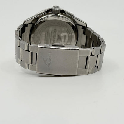 Casio Oceanus OCW-T2600-1AJF Solar Watch with Silver Case and Black Dial