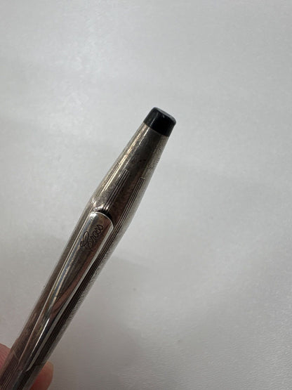 Cross Sterling Classic Century Twist Ballpoint Pen Silver Made in USA