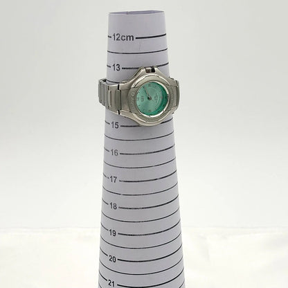 Casio Baby-G Watch Model STG-100 in Silver with Ice Blue Dial and 100 M Water Resistance — Japan Import