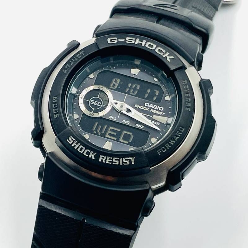 Casio G-Shock G-300 Combination Model Module 3750 Black Men's Wristwatch — Japan Import