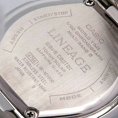: Casio Lineage LIW-M1000 Solar Radio Wave Watch — Japan Import