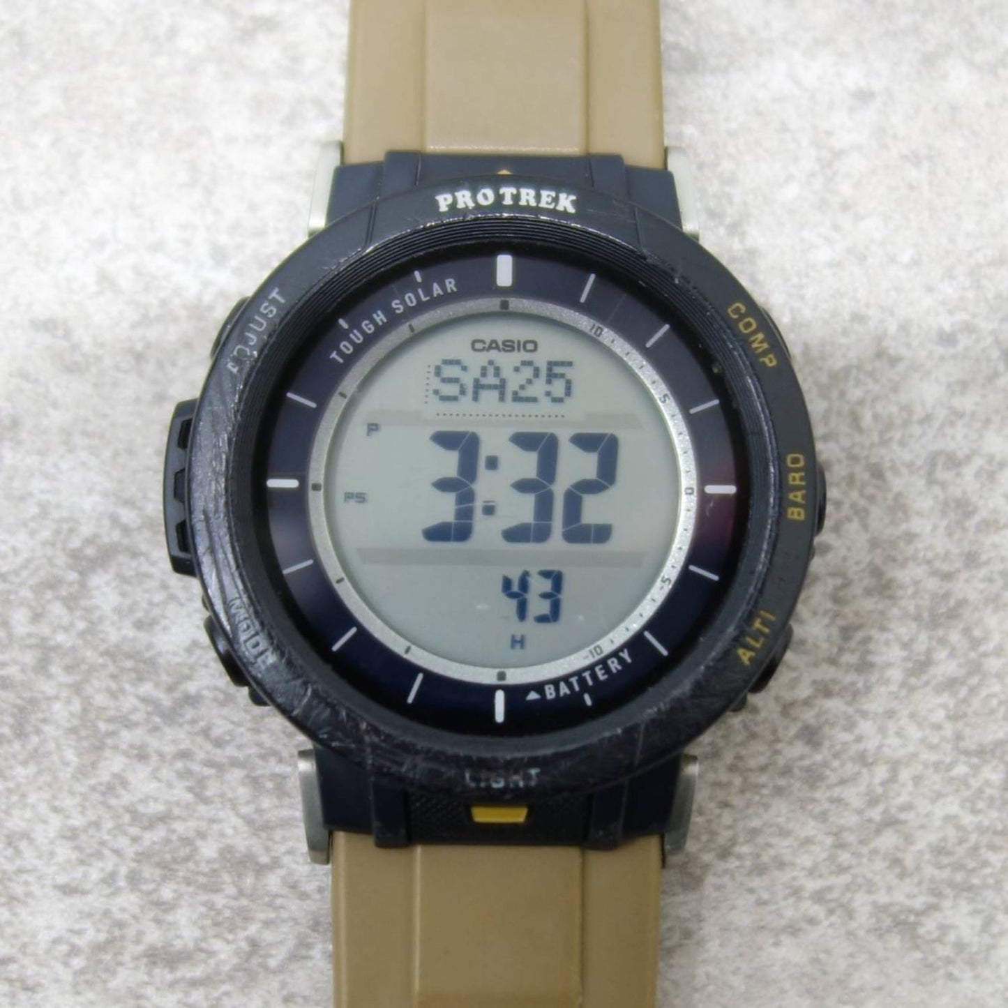 Casio PRO TREK 3499 PRG-30 Digital Watch for Outdoors with Tough Solar and 100 m Water Resistance — Japan Import