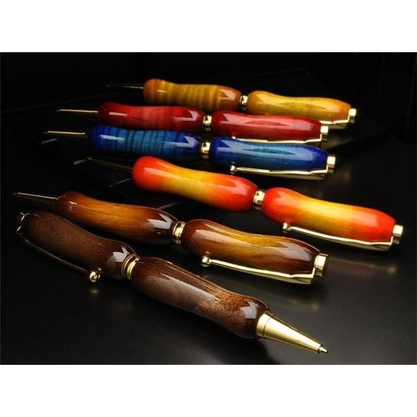 Candy Color Ballpoint Pen Cross Style Blue Curly Maple Japan Import