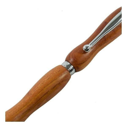 Kyaki Made in Japan Handcrafted Cross-Type Wood Ballpoint Pen 0.7mm Sharp Point Office Supplies