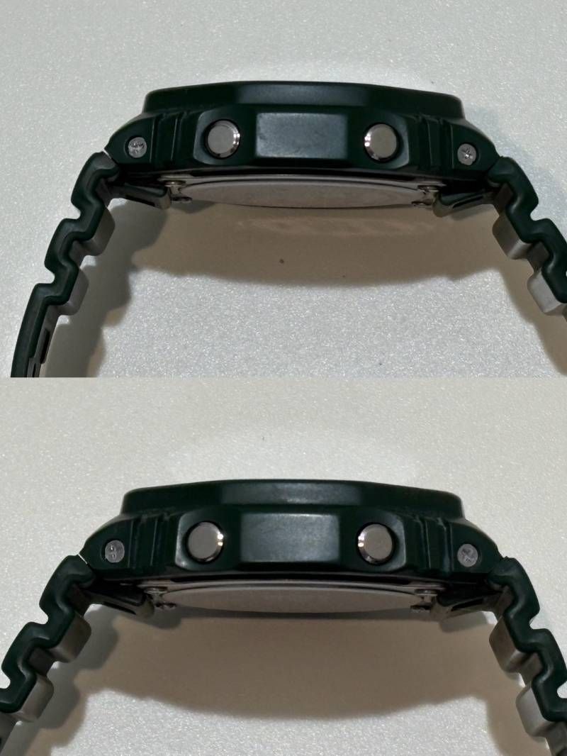 Casio G-Shock GA-B2100 Solar Watch with Green Resin Band and Analogue-Digital Display — Japan Import