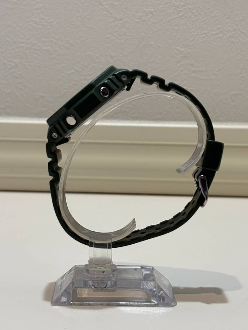 Casio G-Shock GA-B2100 Solar Watch with Green Resin Band and Analogue-Digital Display — Japan Import