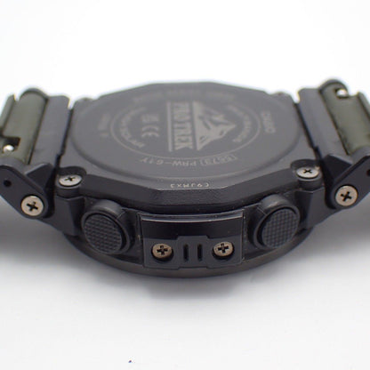 Casio Pro Trek Climber Line Triple Sensor Ver.3 Solar Atomic Watch Khaki PRW-61Y-3JF — Japan Import