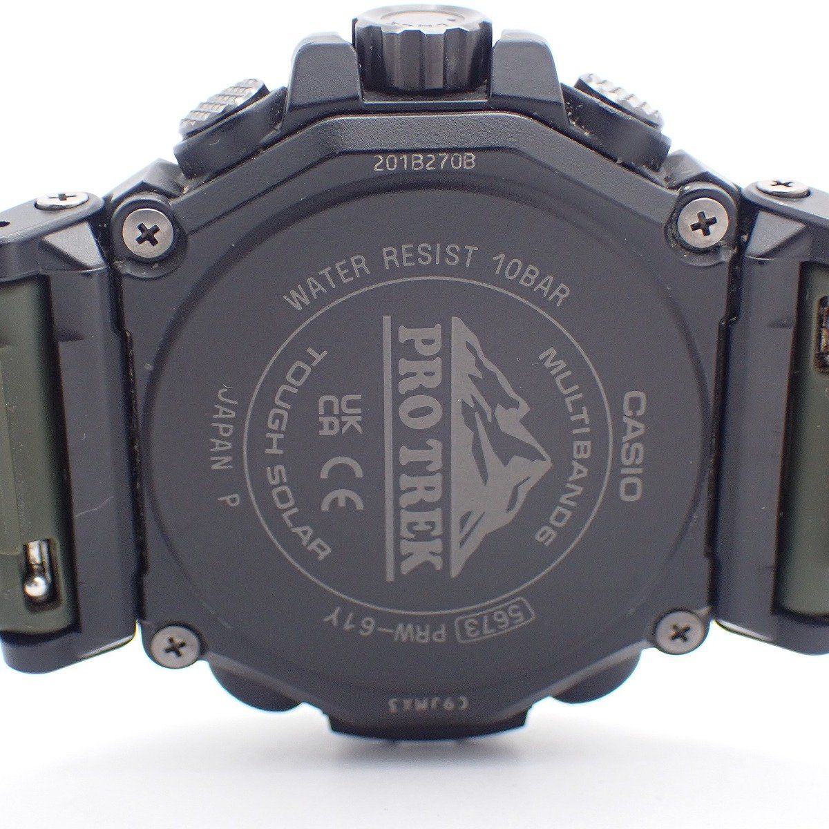 Casio Pro Trek Climber Line Triple Sensor Ver.3 Solar Atomic Watch Khaki PRW-61Y-3JF — Japan Import