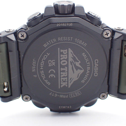 Casio Pro Trek Climber Line Triple Sensor Ver.3 Solar Atomic Watch Khaki PRW-61Y-3JF — Japan Import