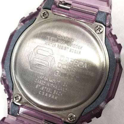 Casio G-Shock GMA-S2100SK Metallic Skeleton Pink Digital Analog Watch Women Used — Japan Import