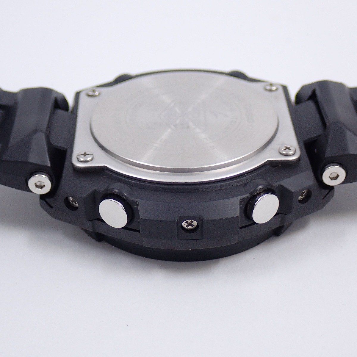 Casio G-Shock GSteel Solar Radioatomic Ana-Digi Mens Watch Black Genuine Resin Band GST-W100G-1BJF — Japan Import