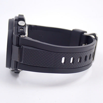 Casio G-Shock GSteel Solar Radioatomic Ana-Digi Mens Watch Black Genuine Resin Band GST-W100G-1BJF — Japan Import