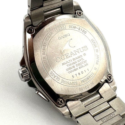 Casio Oceanus OCW-S100 Multiband6 Solar Titanium Watch with Sapphire Glass
