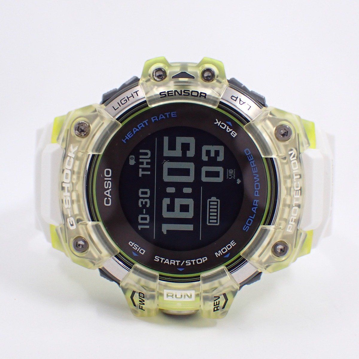 Casio G-Shock G-Squad G-Squad Heart Rate Bluetooth GPS Solar Radio Men’s Watch GBD-H1000-7A9JR — Japan Import