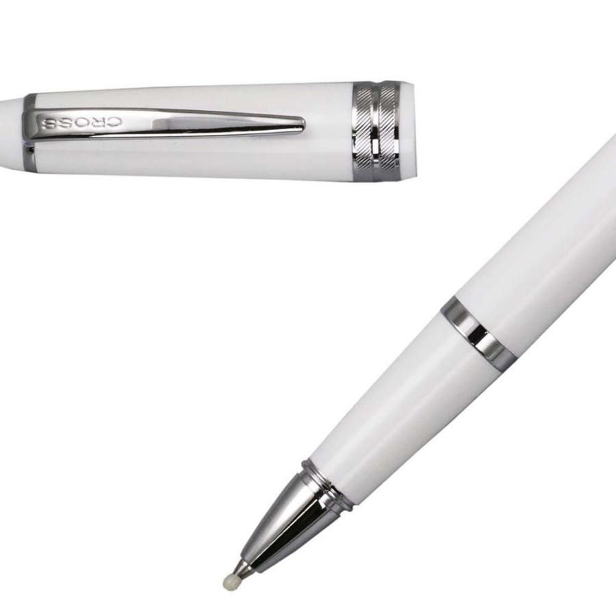 Cross Bailey Light White Ballpoint Pen Gift Box Set with 2 Refills Japan Import