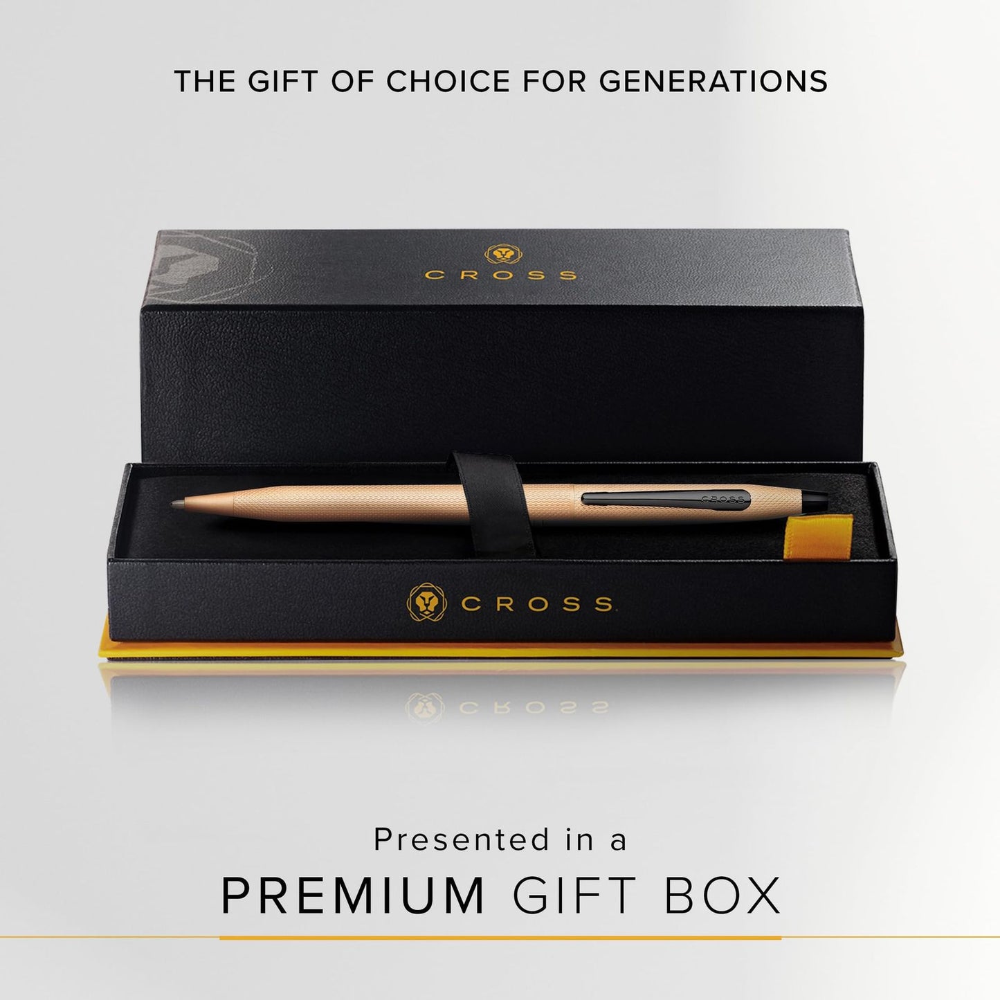 Cross Classic Century Rose Gold Premium Gift Box Includes Medium-Point Oil-Based Pen — Japan Import