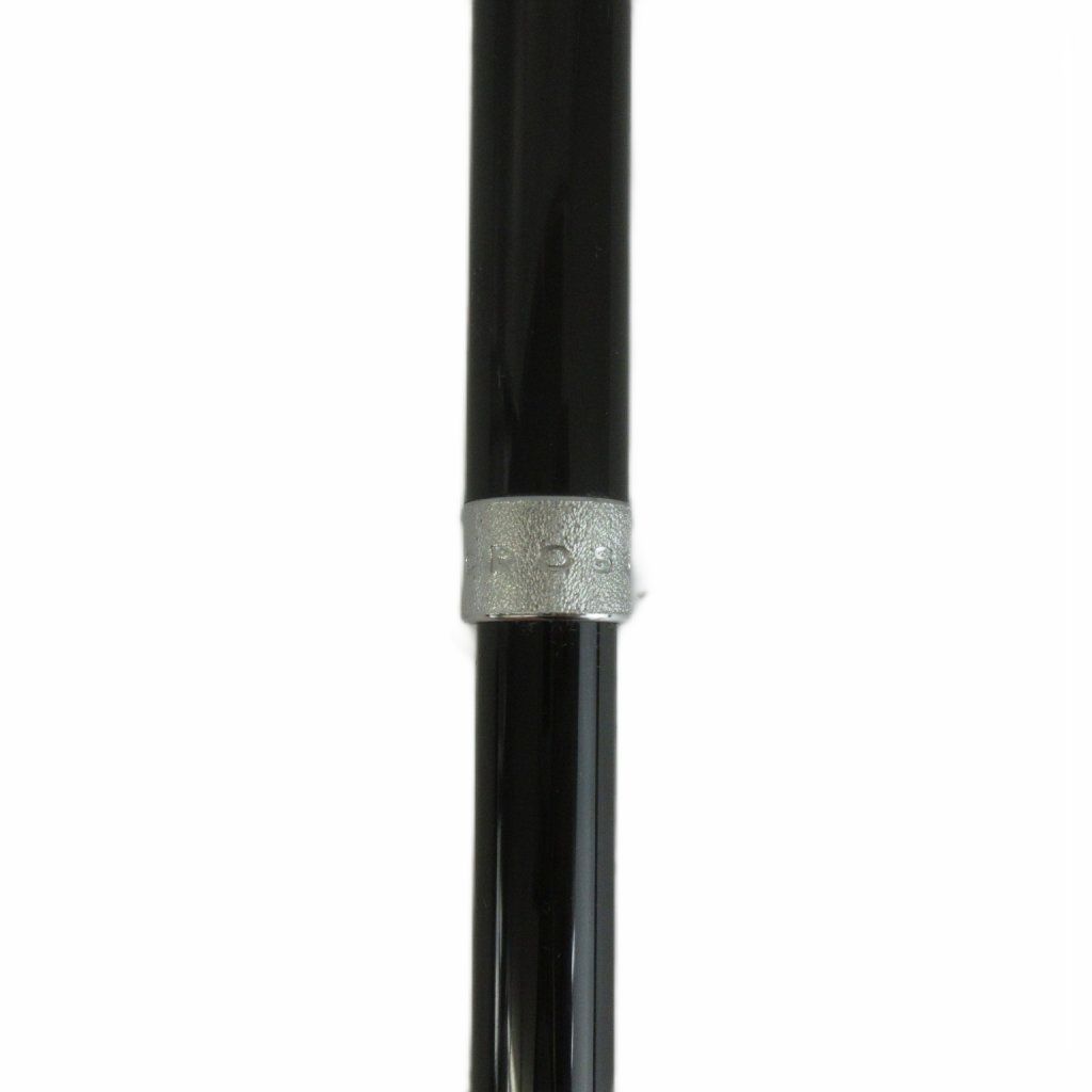 Cross Brand Twist Pen with Heart Charm and Logo in Black and Silver