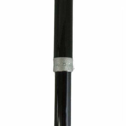 Cross Brand Twist Pen with Heart Charm and Logo in Black and Silver