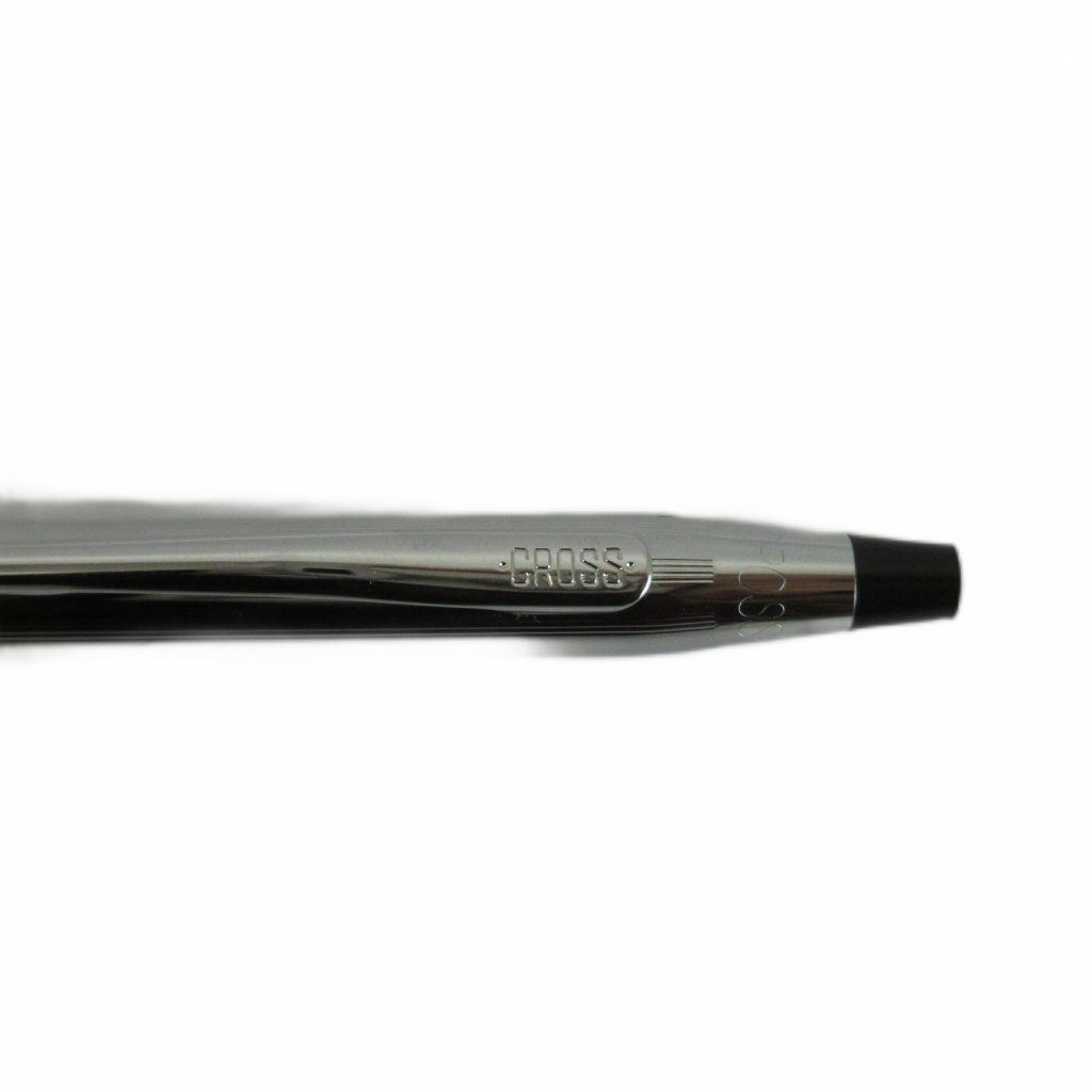 Cross Ballpoint Pen Twist Logo Silver /XZ ■GY18 Brand Name Stationery Writing Instrument