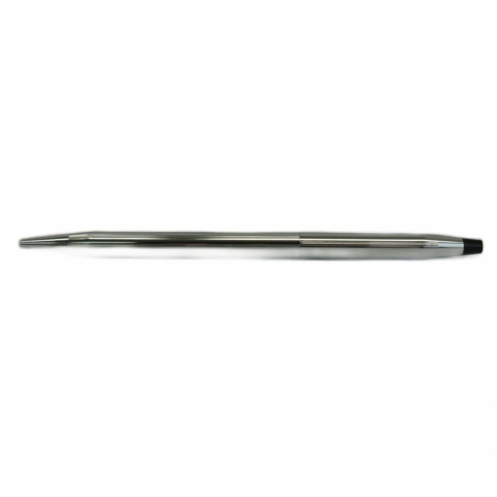 Cross Ballpoint Pen Twist Logo Silver /XZ ■GY18 Brand Name Stationery Writing Instrument