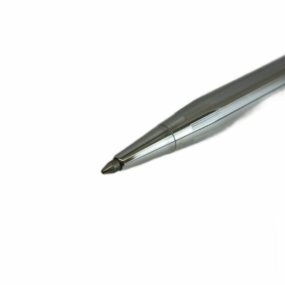 Cross Ballpoint Pen Twist Logo Silver /XZ ■GY18 Brand Name Stationery Writing Instrument
